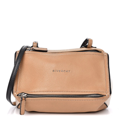 Givenchy Sugar Goatskin Mini Bi-Color Pandora Light Beige 1 of 21