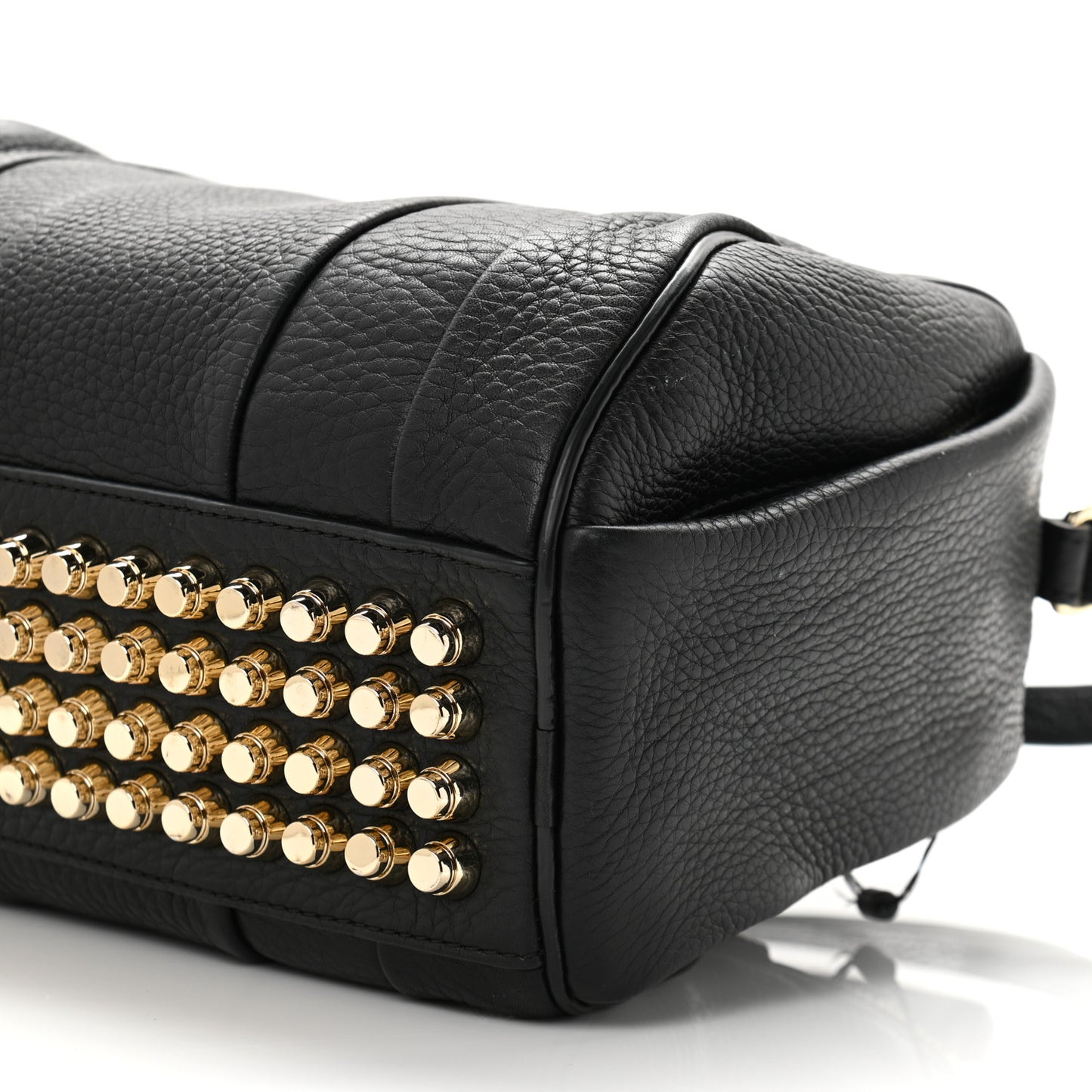 Pebbled Lambskin Rockie Black Rhodium Hardware