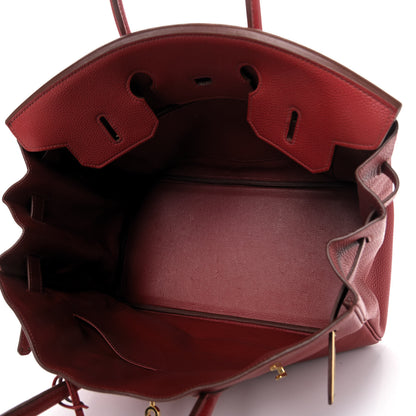 Hermes Togo Birkin 35 Rouge Vif 4 of 8