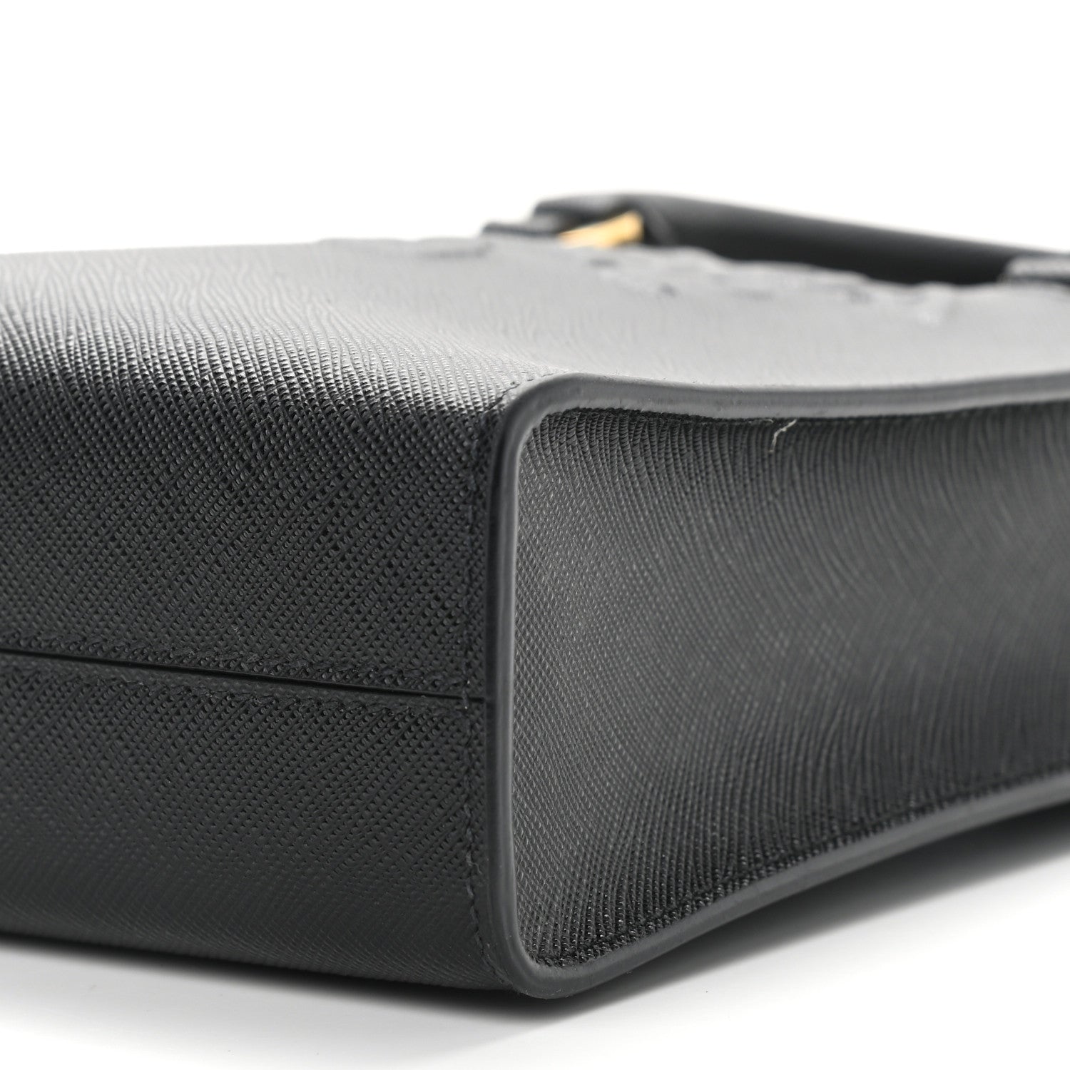 Prada Saffiano Lux Small Shoulder Bag Black 5 of 9