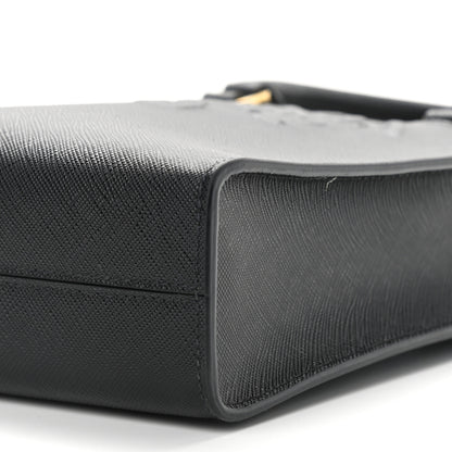 Prada Saffiano Lux Small Shoulder Bag Black 5 of 9