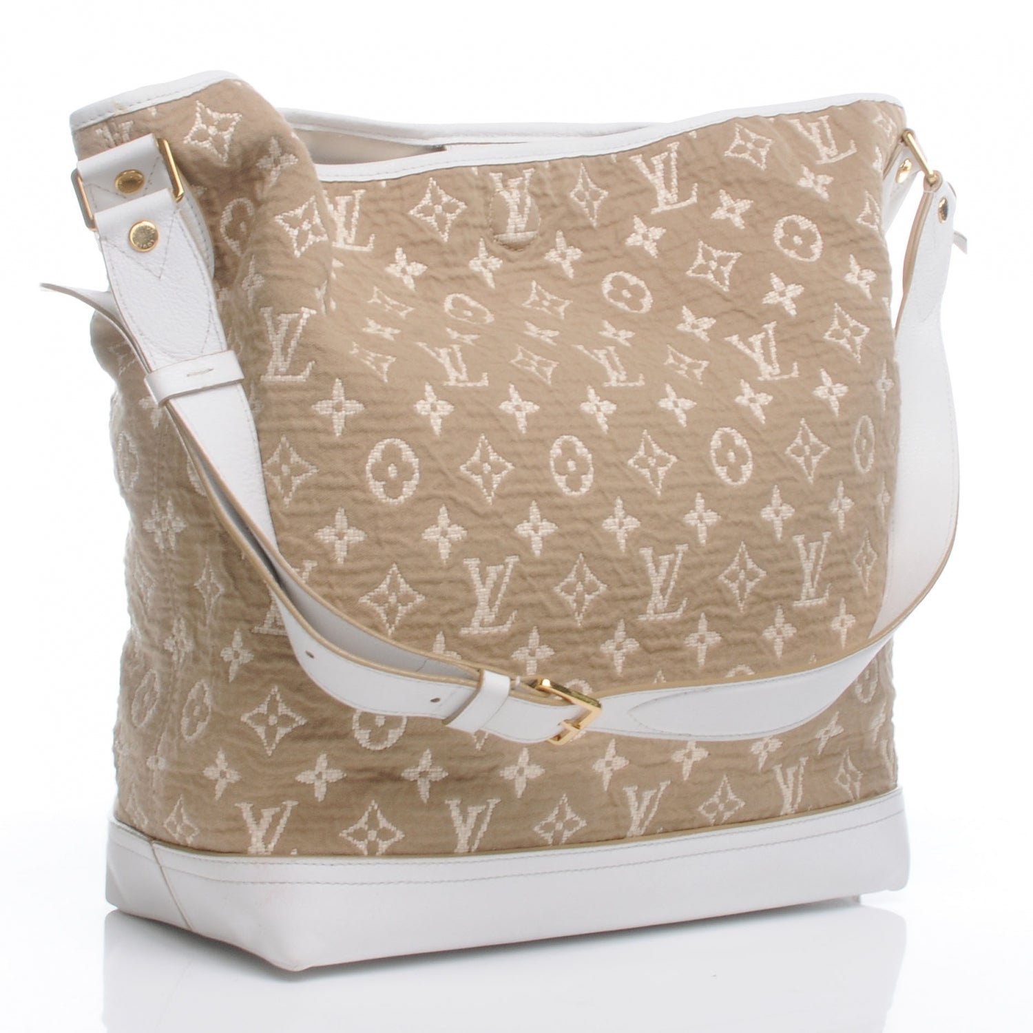 Louis Vuitton Monogram Sabbia Besace White 3 of 9