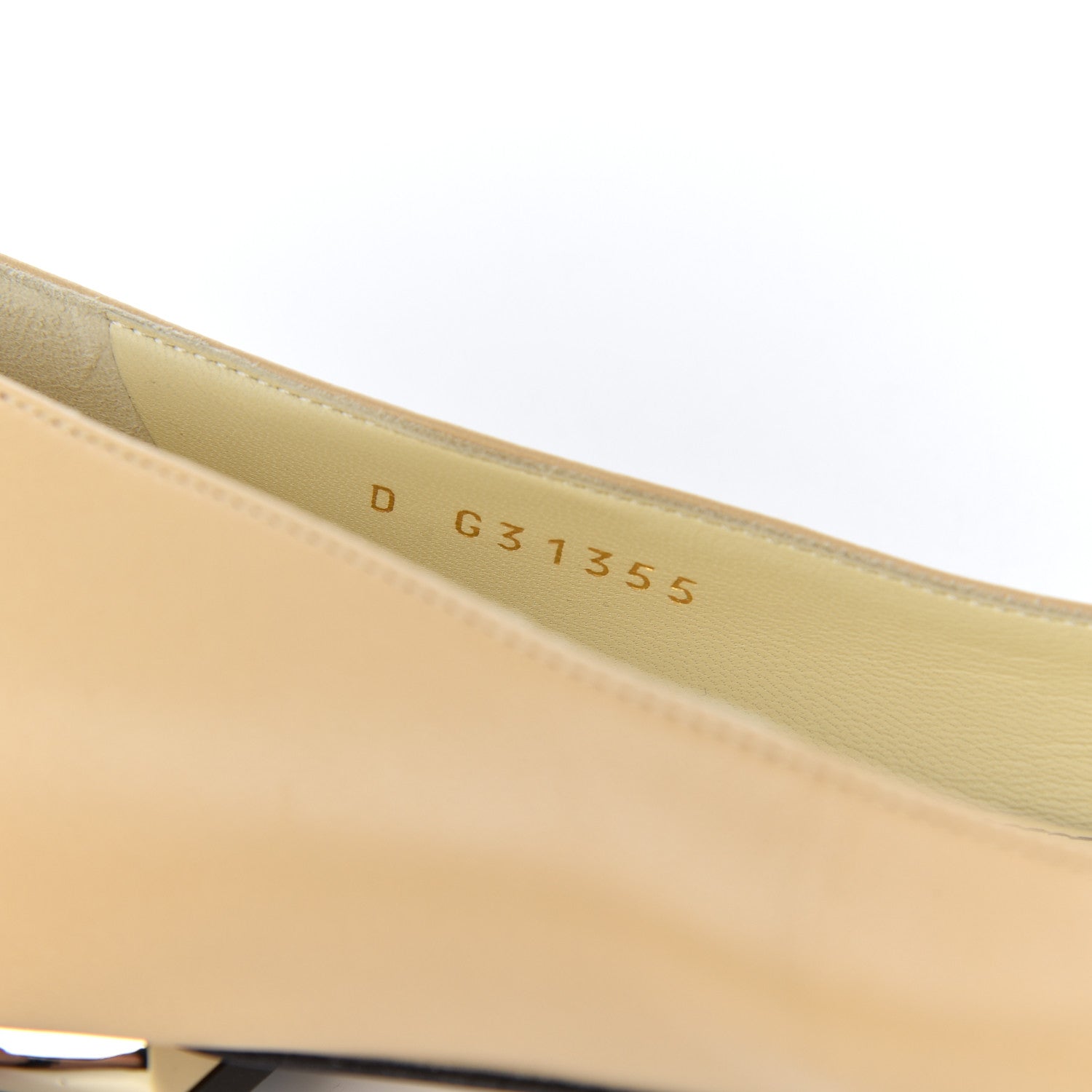 Chanel Lambskin Pearl Bow Ballerina Flats 40 Beige Black 8 of 18