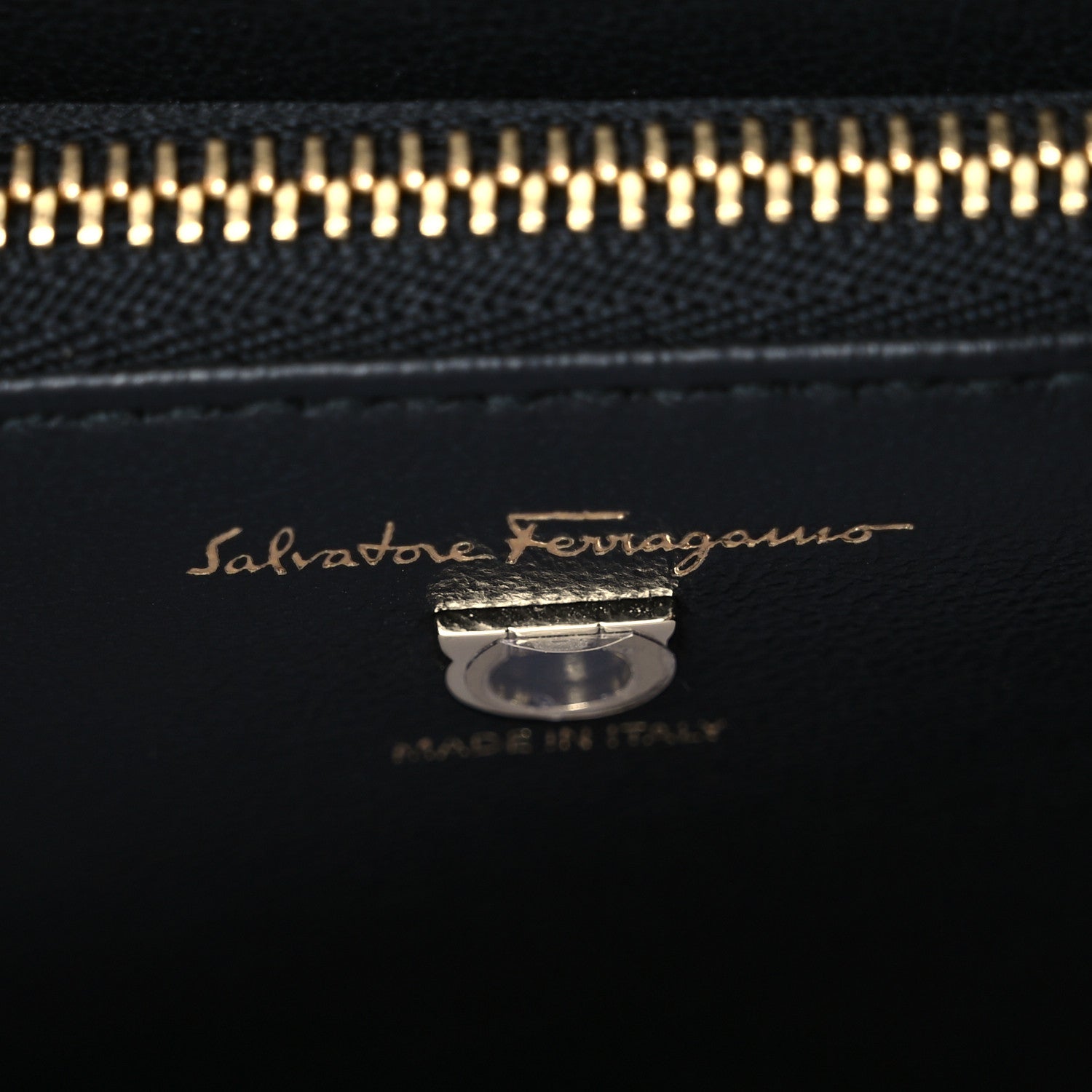 Salvatore Ferragamo Smooth Calfskin Small Boxyz Black 5 of 7