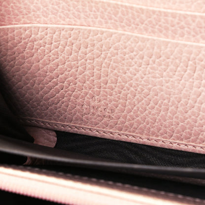 Gucci Dollar Calfskin GG Marmont Zip Around Wallet Perfect Pink 12 of 20