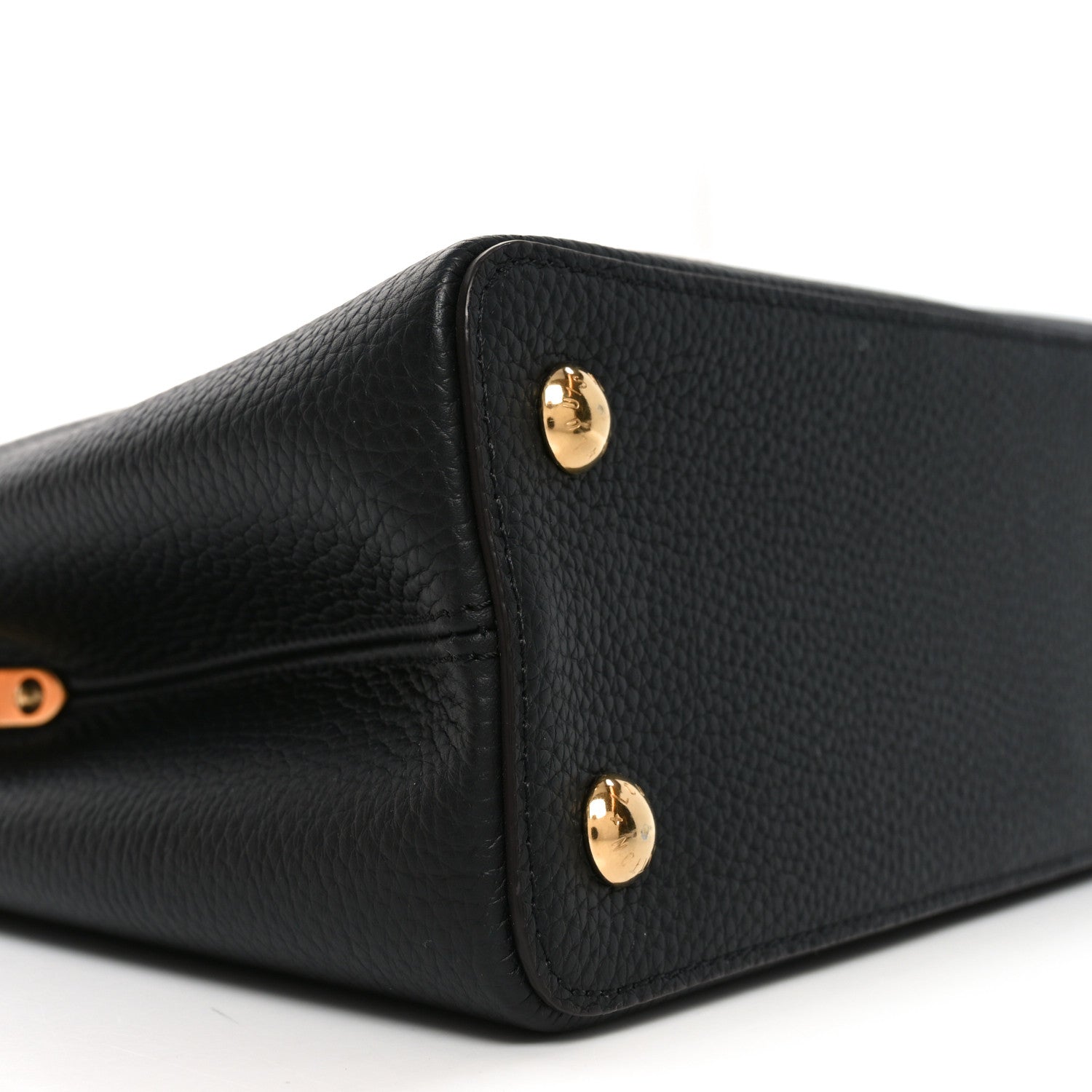 Louis Vuitton Taurillon Capucines PM Black 9 of 10