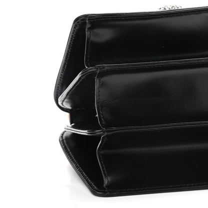Gucci Calfskin Bamboo Mini Thiara Top Handle Bag Black 8 of 10