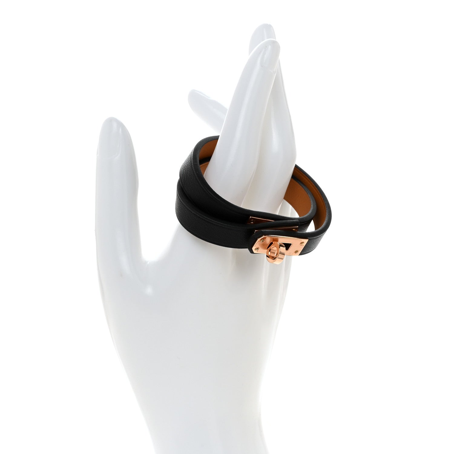 Hermes Swift Mini Kelly Double Tour Bracelet T1 Black 2 of 7