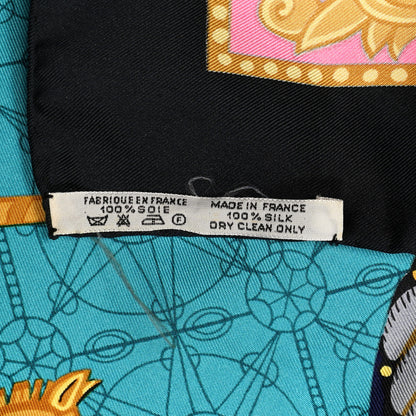 Hermes Silk Les Bissone De Venise Scarf 90 5 of 5