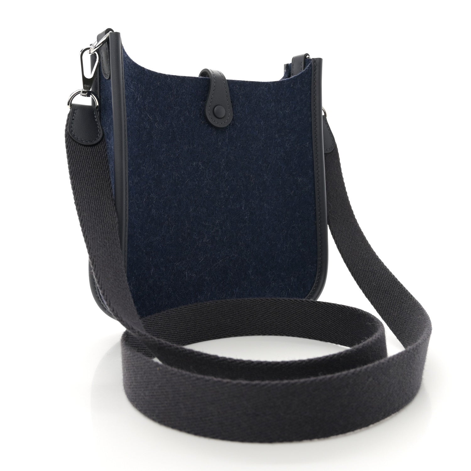 Hermes Feutre Swift Evelyne TPM Bleu Nuit Black 3 of 11