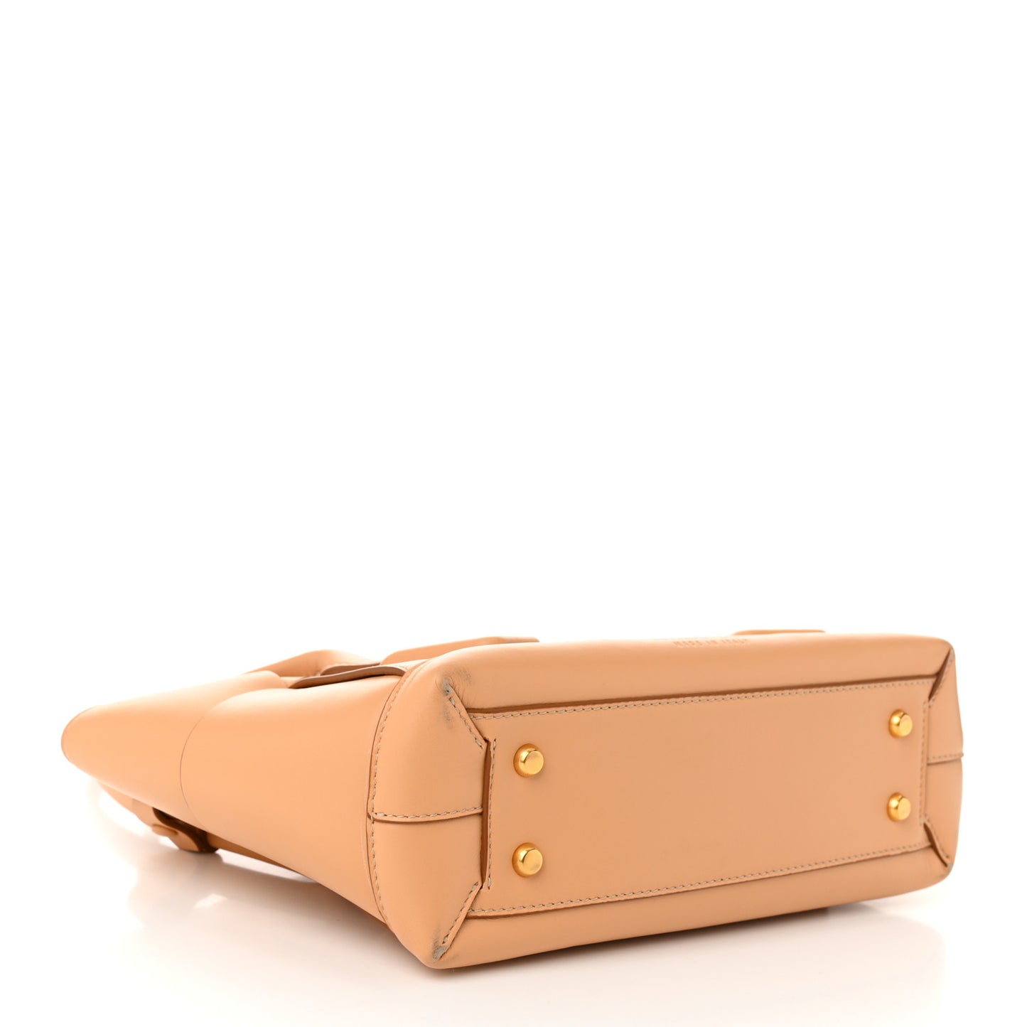French Calfskin Maxi Intrecciato Small Arco Tapioca