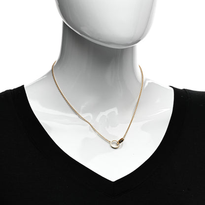 Cartier 18K Yellow Gold Interlocking LOVE Necklace 2 of 5