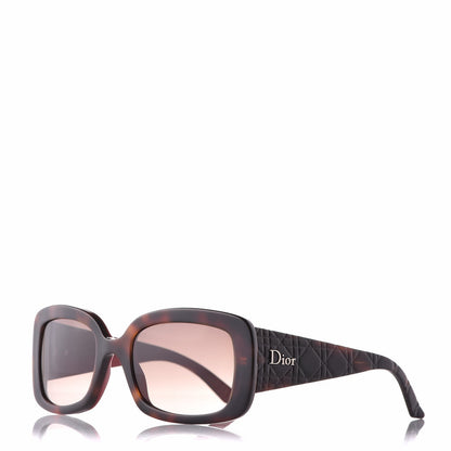 Christian Dior Resin Cannage Dior Lady 2R Sunglasses Havana Red 1 of 9