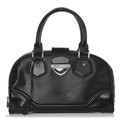 Louis Vuitton Epi Bowling Montaigne GM Black 1 of 10