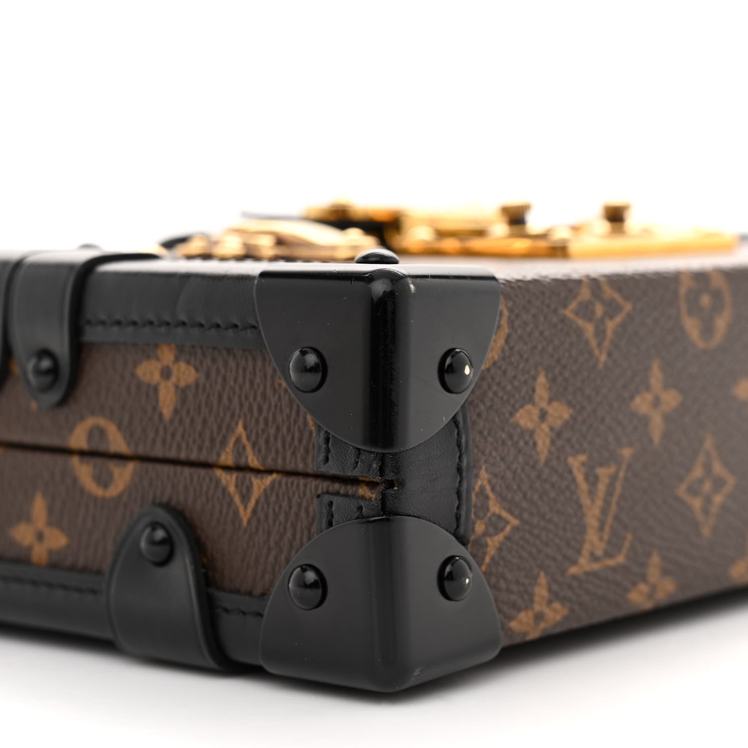Louis Vuitton Monogram Petite Malle Black 8 of 12