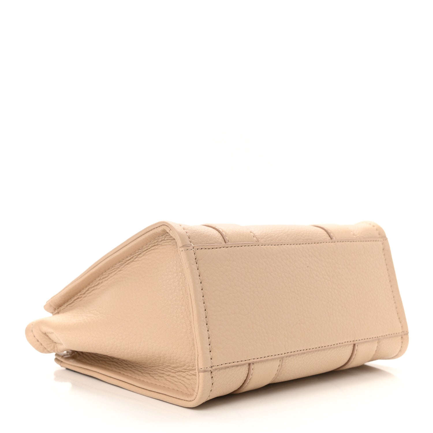 Marc Jacobs Grained Calfskin Small The Tote Bag Taupe 3 of 10