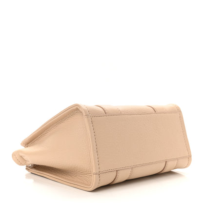 Marc Jacobs Grained Calfskin Small The Tote Bag Taupe 3 of 10