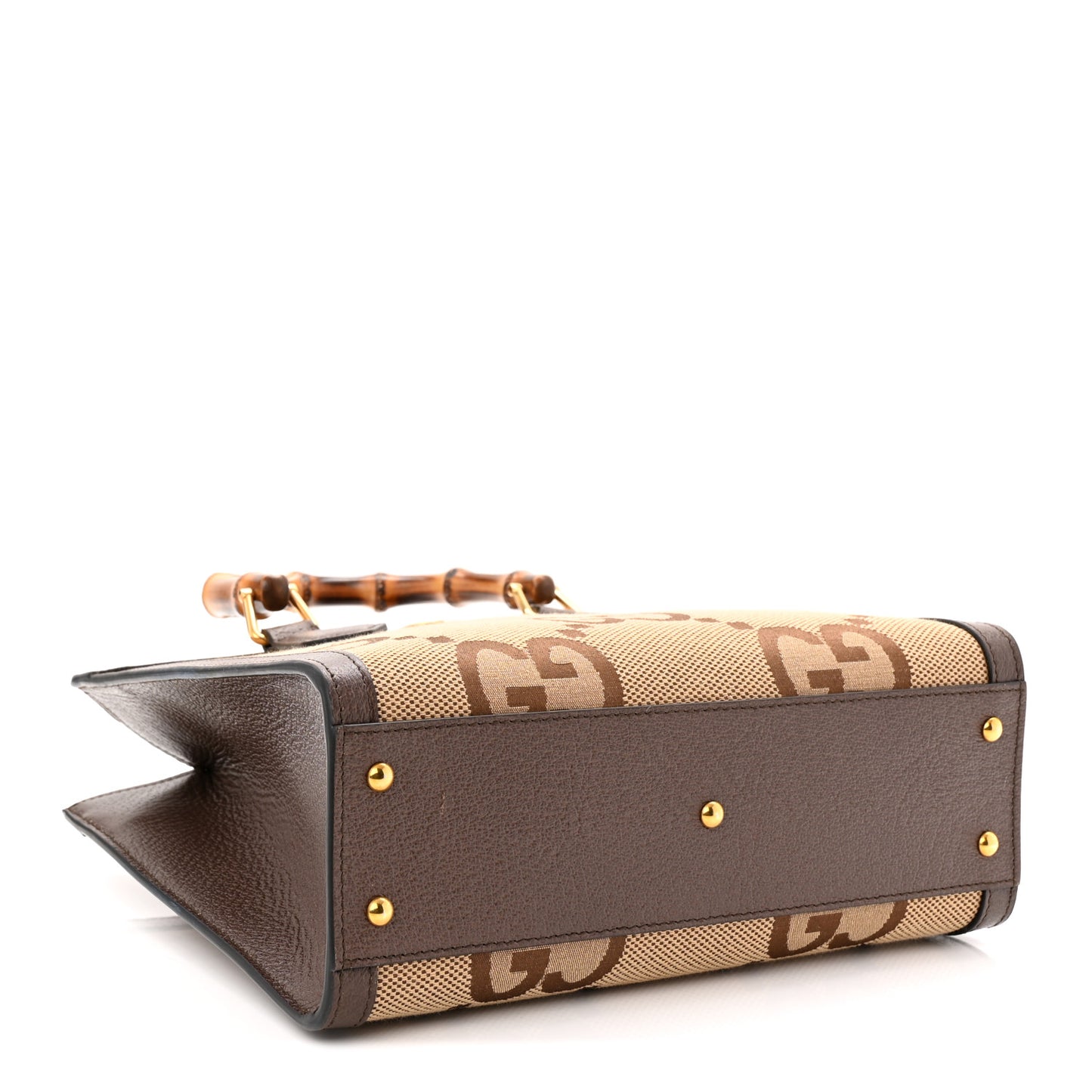 Monogram Jumbo GG Textured Dollar Calfskin Small Diana Tote Bag Camel Ebony New Acero Pomegranate Red