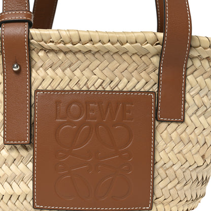 Loewe Raffia Small Basket Tote Bag Natural Tan 6 of 9