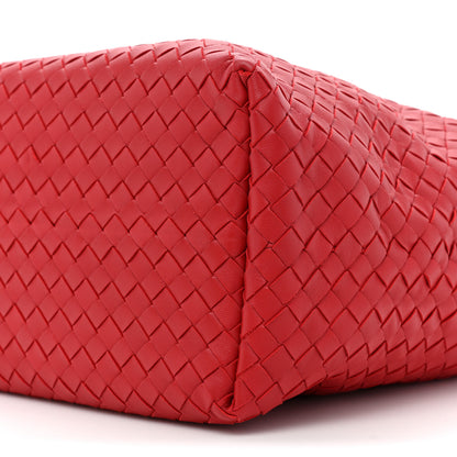 Bottega Veneta Nappa Intrecciato Bella Tote Red 7 of 14