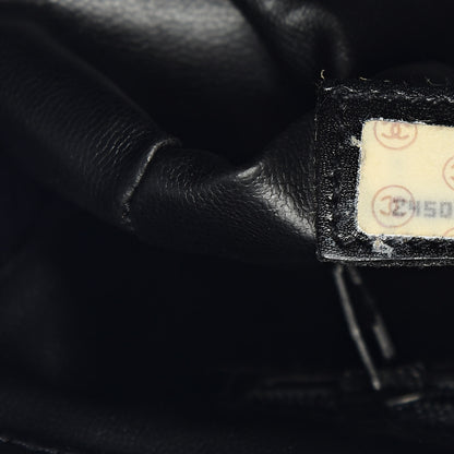 Chanel Calfskin Stitched XL Weekender Black 8 of 20