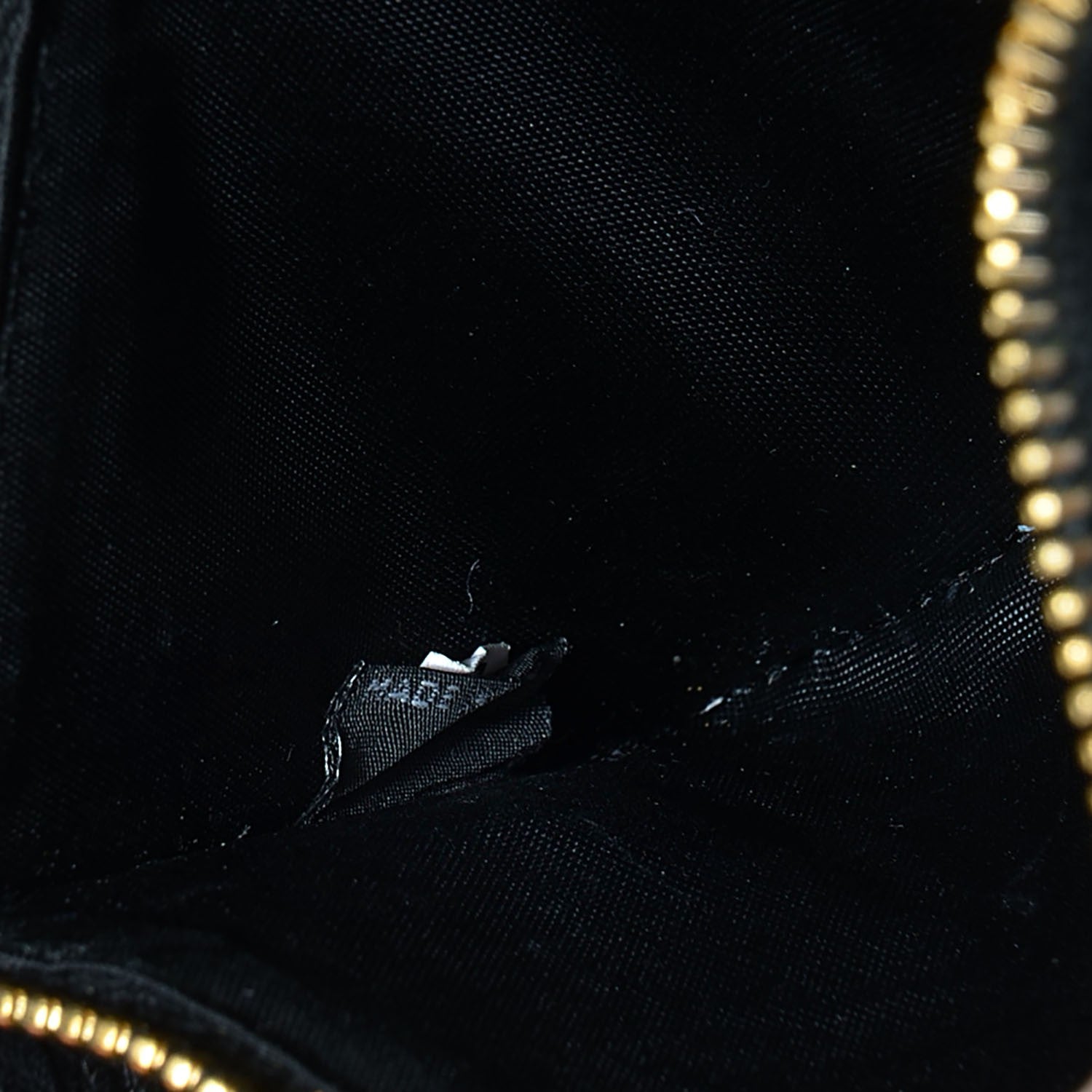 Prada Vitello Daino Zip Around Wallet Nero Black 6 of 9