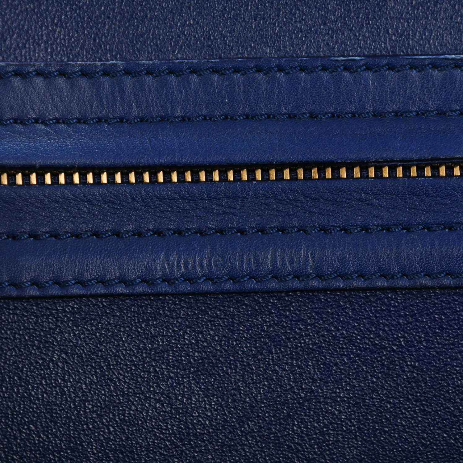 Celine Suede Medium Phantom Luggage Royal Blue 8 of 15