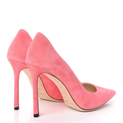 Jimmy Choo Suede Romy 110 Pumps 36.5 Pink 4 of 13