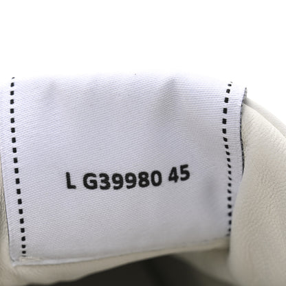 Chanel Calfskin CC Mens Sneakers 45 White Light Blue 9 of 10