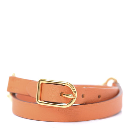 Hermes Swift Etrier Double Tour Bracelet T3 Orange 2 of 4