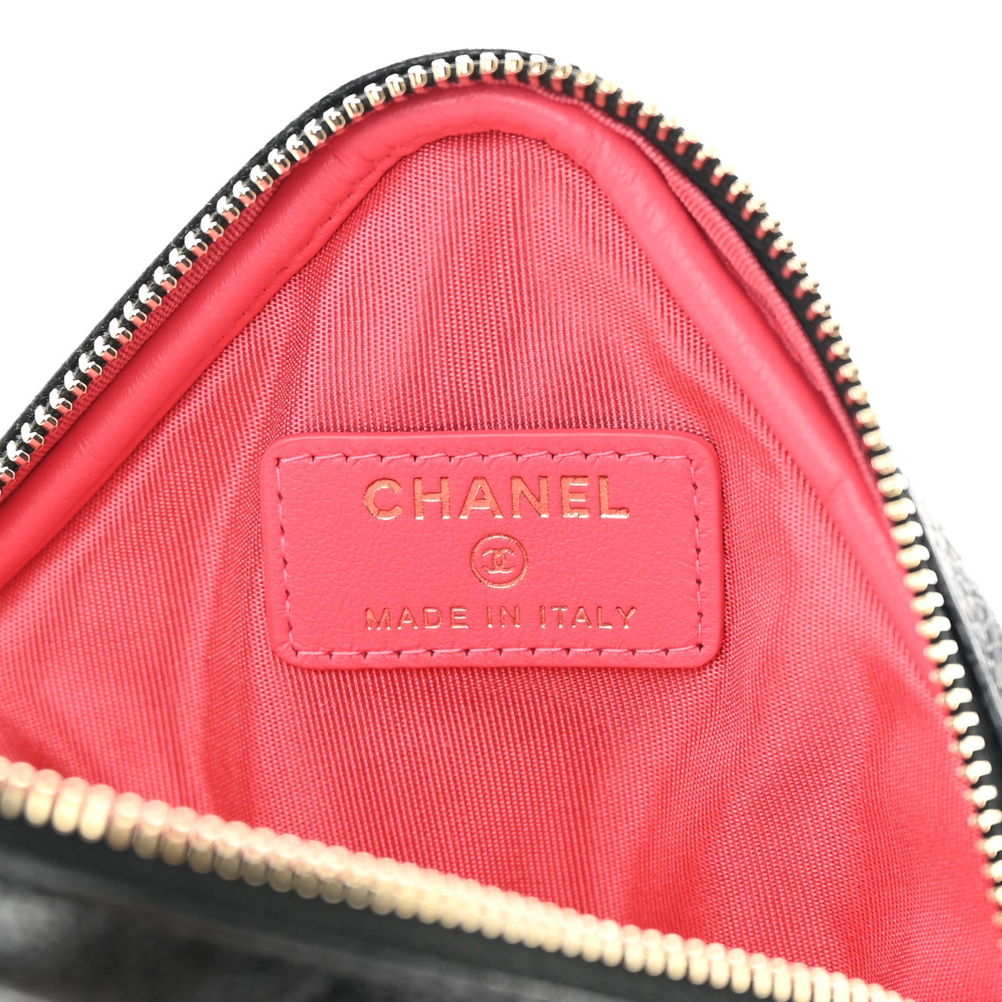 Caviar Quilted Coin Purse Belt Bag Black