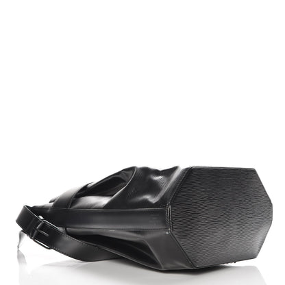 Louis Vuitton Epi Sac D'Epaule GM Black 4 of 11