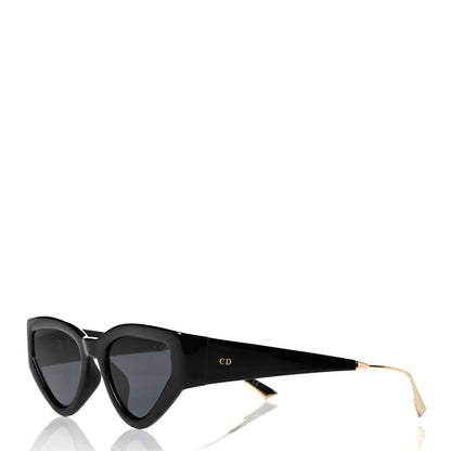 Christian Dior Acetate Square DiorID1 Sunglasses Black 1 of 5