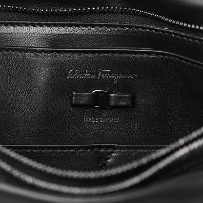 Salvatore Ferragamo Calfskin Small Viva Bow Shoulder Bag Black 6 of 11