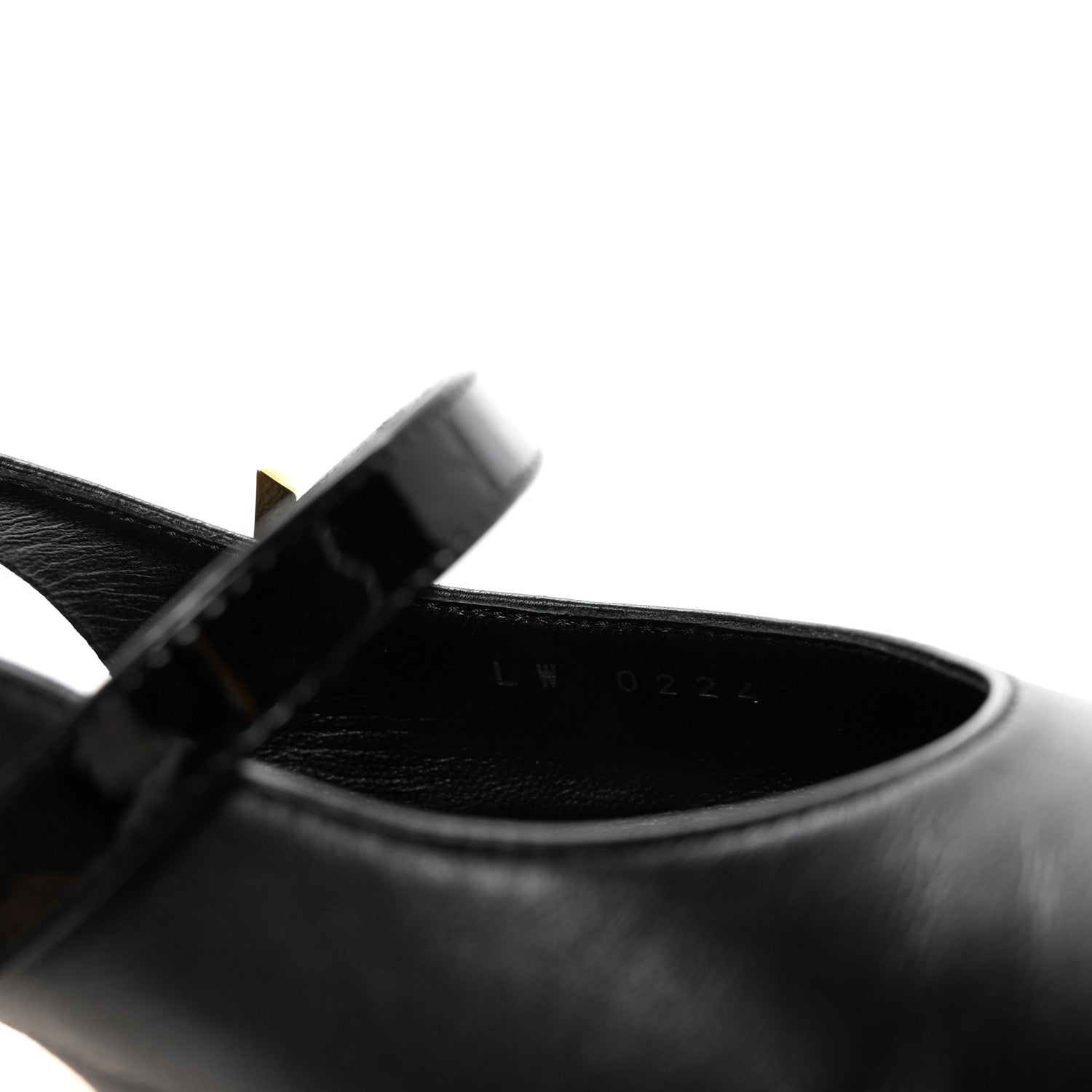 Louis Vuitton Lambskin Patent Romy Slingback Pumps 38 Black 9 of 9
