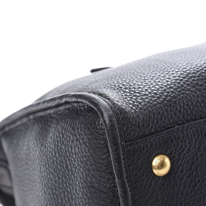 Prada Vitello Daino Shopping Satchel Black 9 of 14