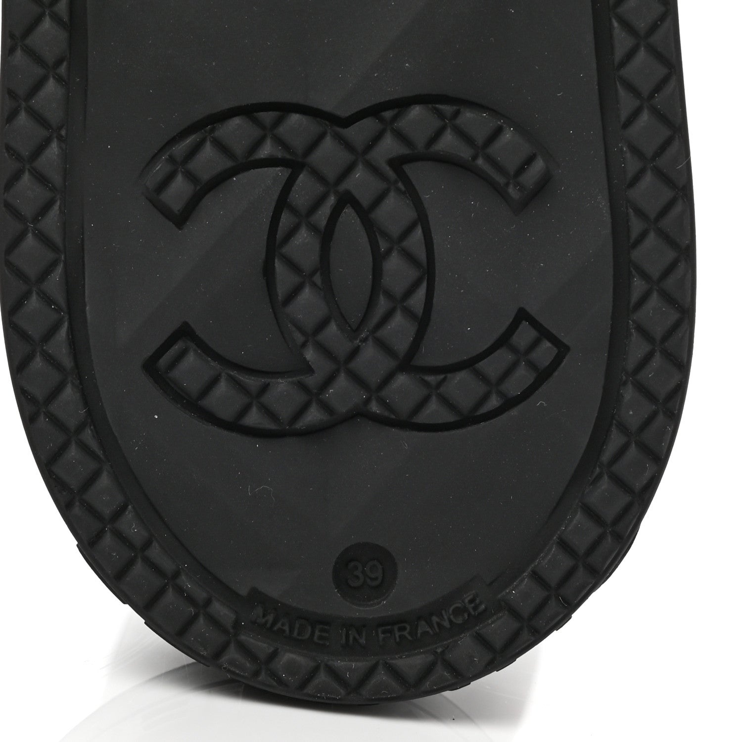 Chanel Caoutchouk CC High Boots 39 Black 6 of 13