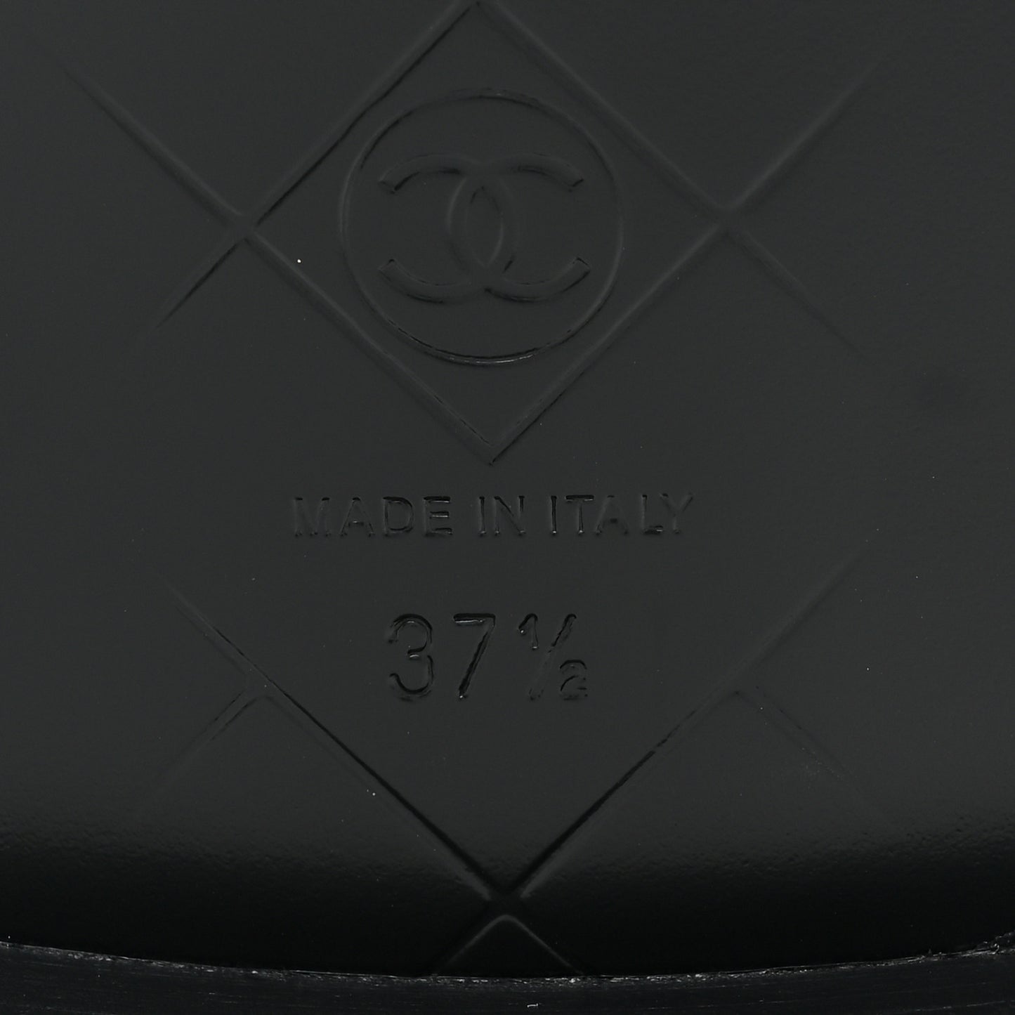 Lambskin Quilted CC Turnlock Loafers 37.5 Black