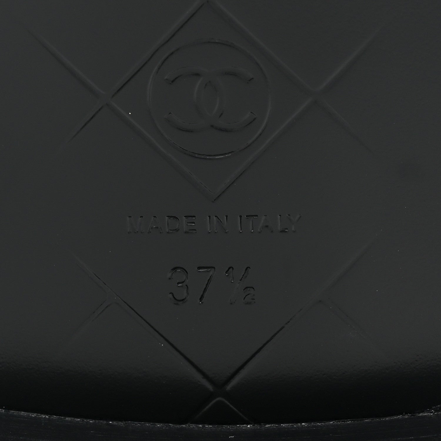 Chanel Lambskin Quilted CC Turnlock Loafers 37.5 Black 6 of 9