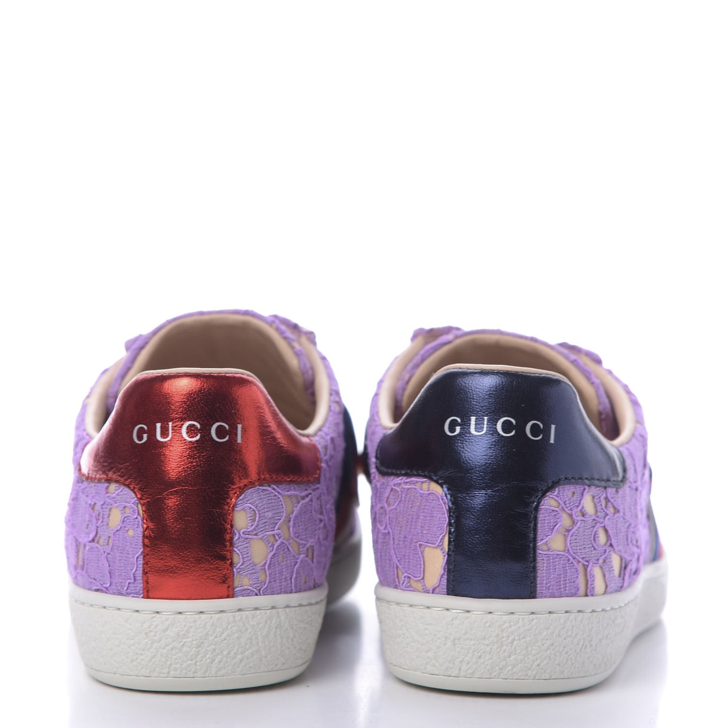 Lace Crystal Sylvie Web Flower Leaf Womens Ace Sneakers 36.5 Wisteria Perfect Pink