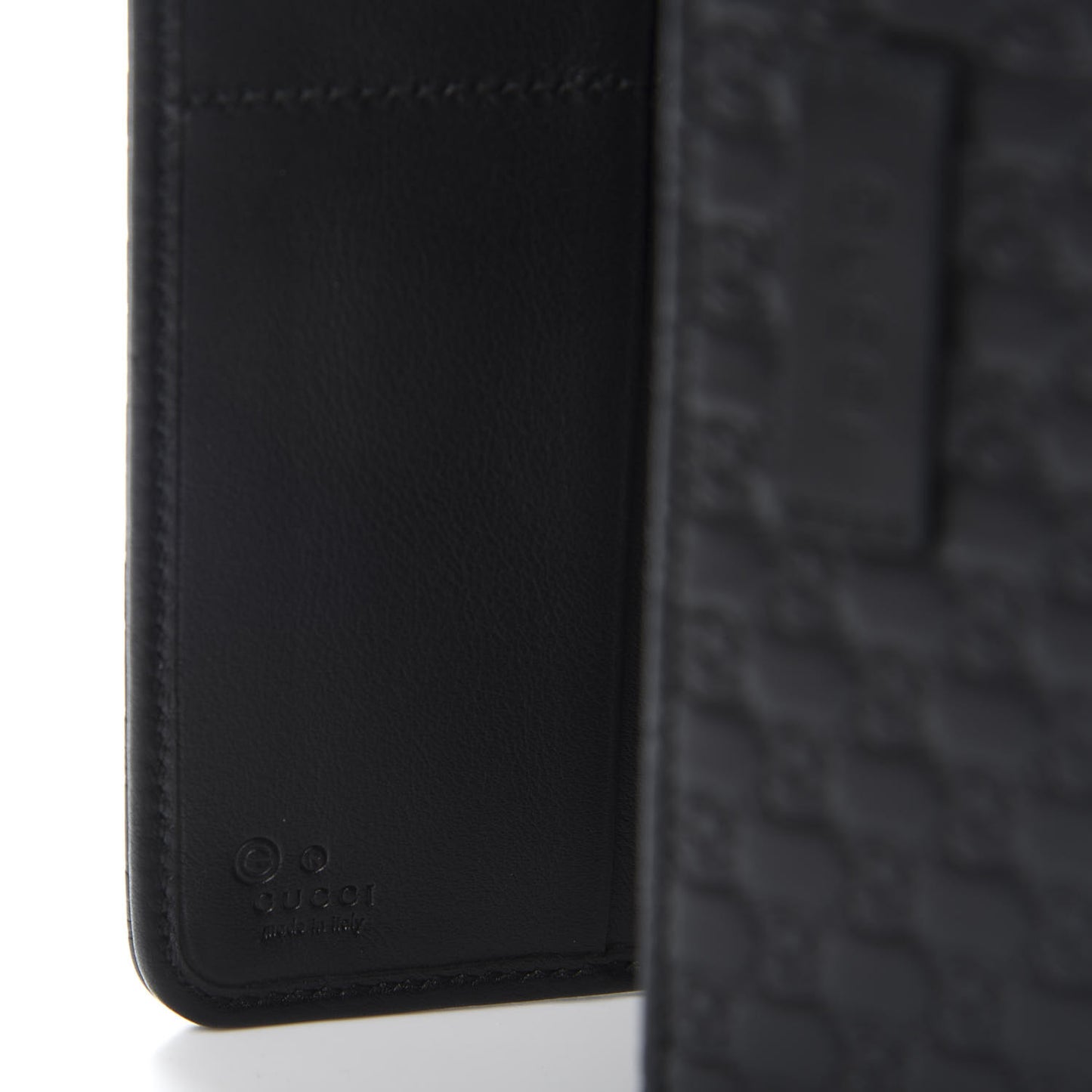 Soft Microguccissima Continental Zip Wallet Black