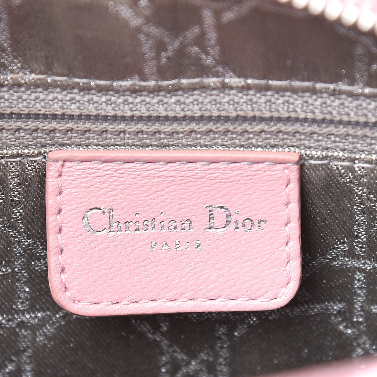 Lambskin Cannage Medium Lady Dior Pink