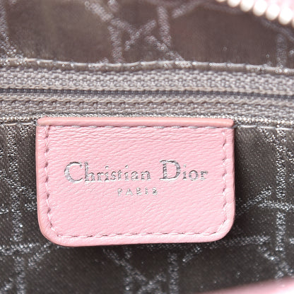 Christian Dior Lambskin Cannage Medium Lady Dior Pink 6 of 11