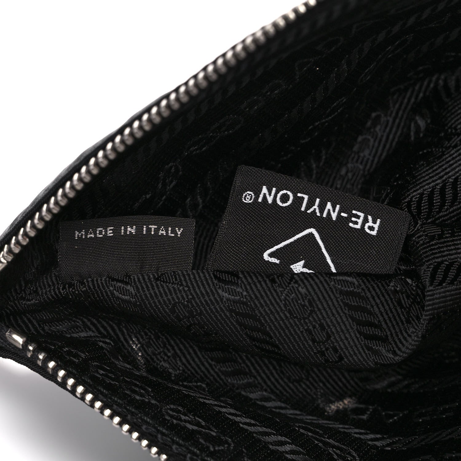 Prada Tessuto Nylon Saffiano Medium Backpack Black 12 of 16