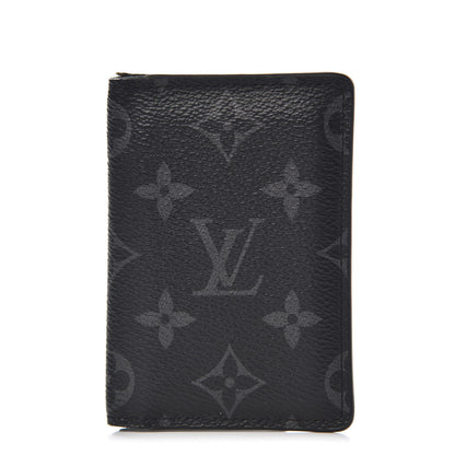 Louis Vuitton Monogram Eclipse Pocket Organizer NM 1 of 9
