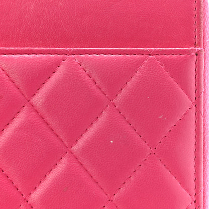 Chanel Lambskin Quilted Travel Case Pink 17 of 25