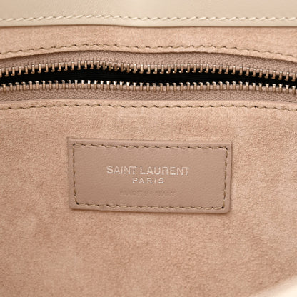 Saint Laurent Smooth Calfskin Le 5 A 7 Hobo Blanc Vintage 6 of 11