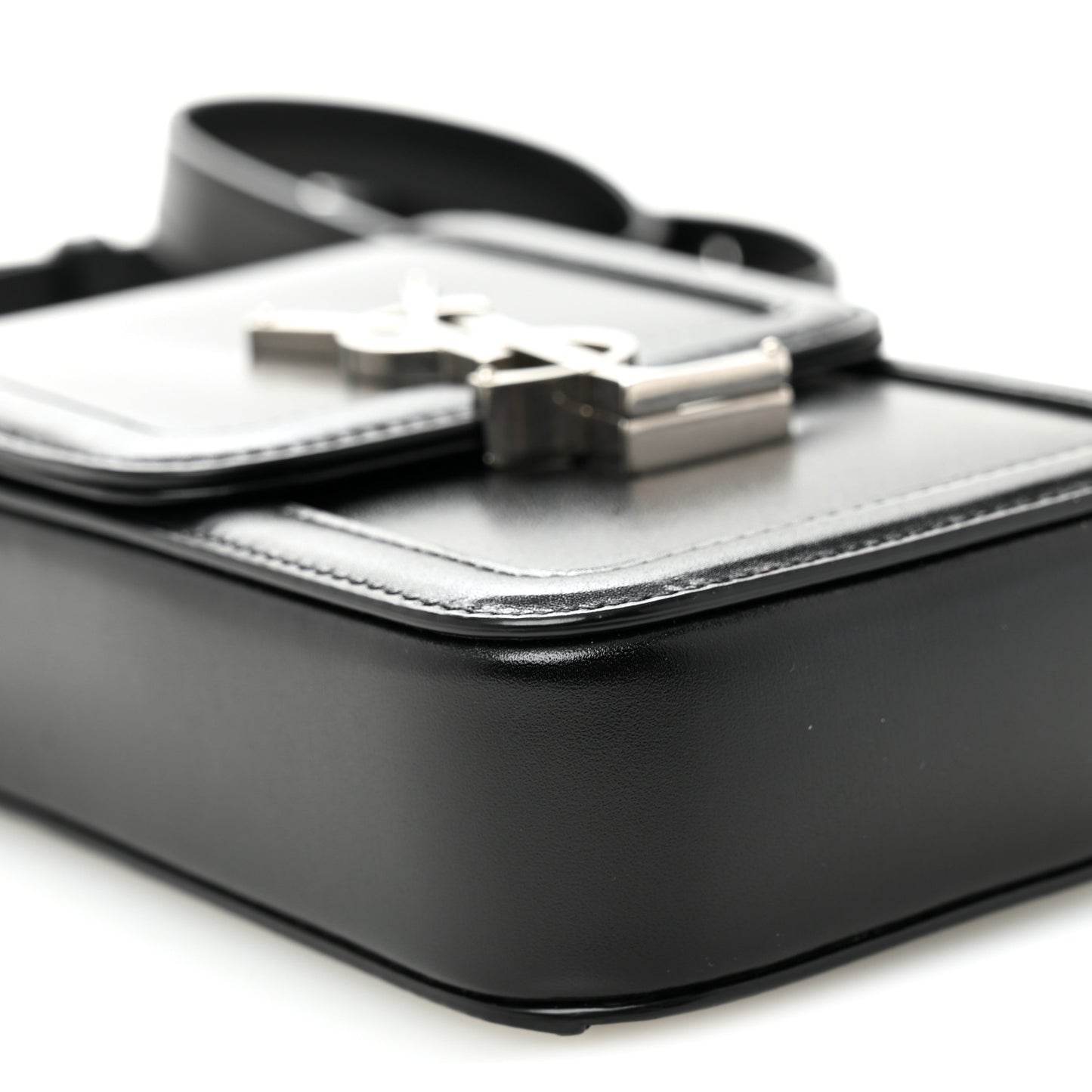 Smooth Calfskin Mini Solferino Satchel Black
