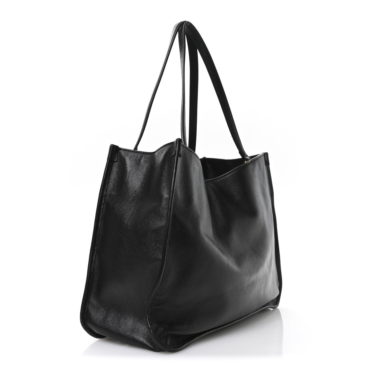 New Sakai Calfskin Lux Horsebit 1955 Tote Bag Black