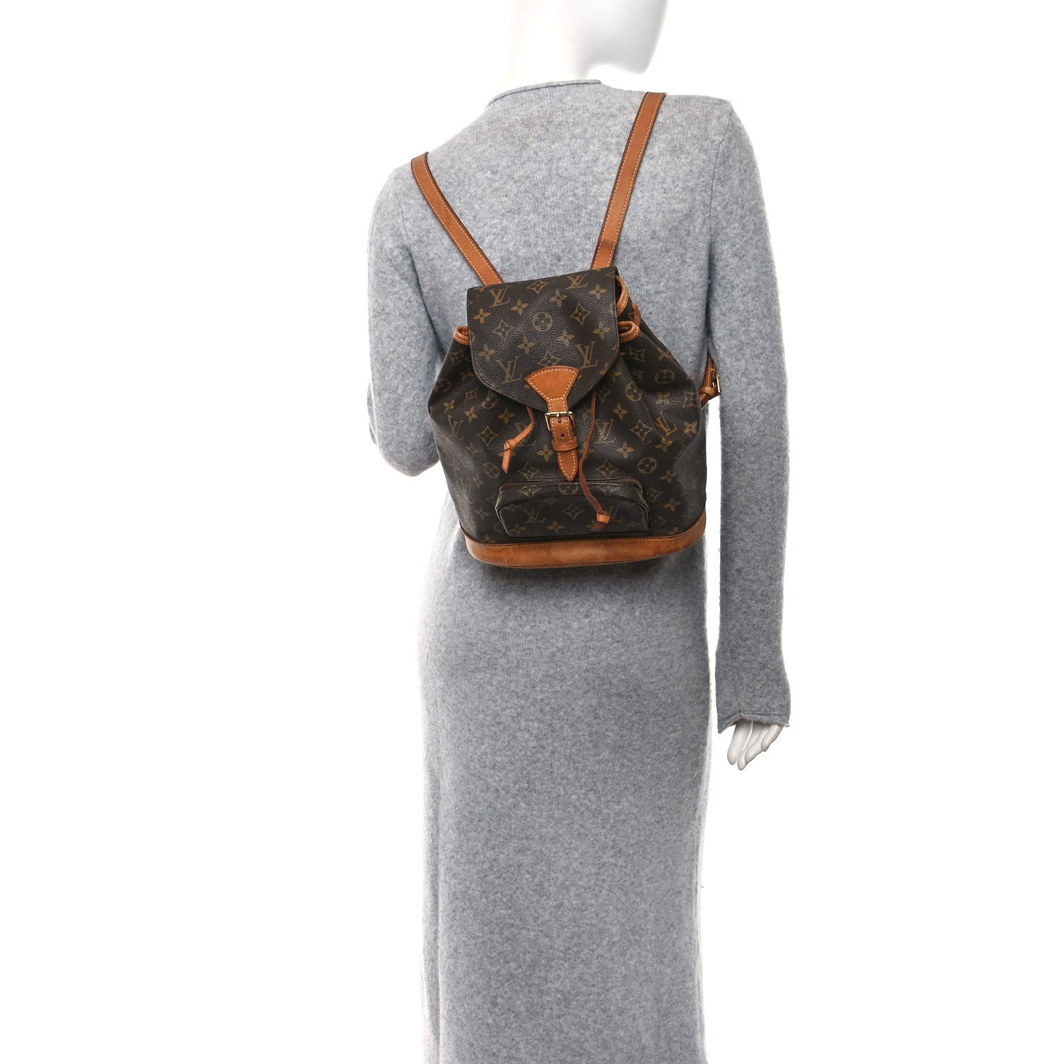 Louis Vuitton Monogram Montsouris MM Backpack 2 of 13